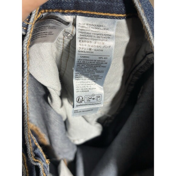 Levi's 505 Jeans Men's 40 30 Blue Classic Regular Fit Straight Leg New - Picture 12 of 14